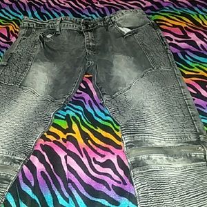 Men's black skinny jeans